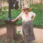 Bobbie at Umlauf Gardens1- circa late 1990s-2