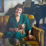 Bobbie - photo with dog on El Greco