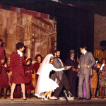 John with cast of Guys and Dolls - 1976 mod
